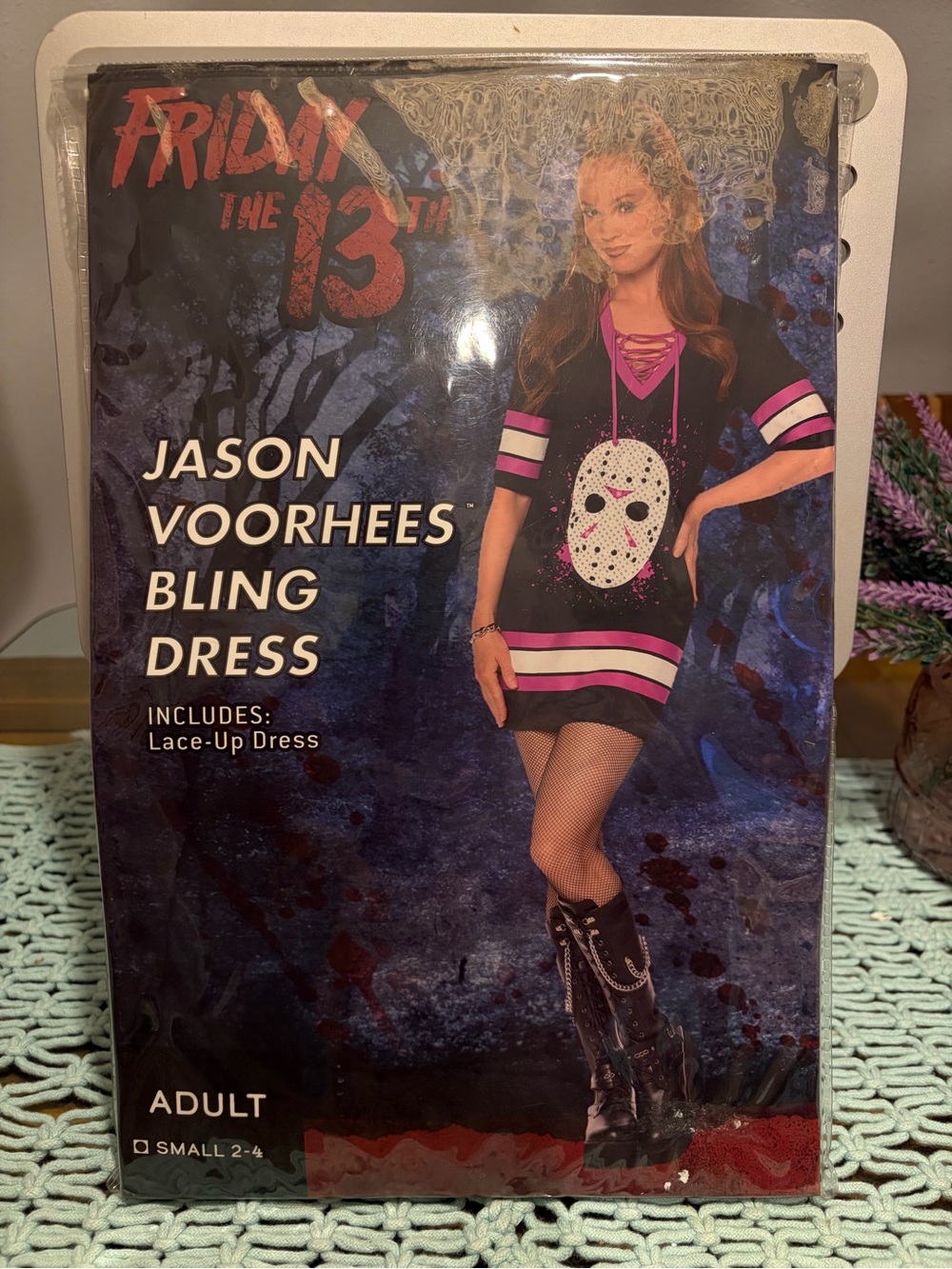Friday The 13th - Jason Voorhees Bling Lace-Up Dress Costume - New